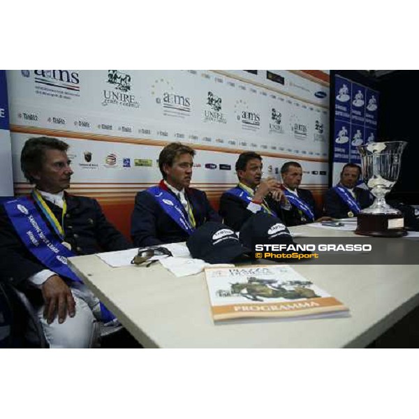 Jean-Maurice Bonneau chef d\'equipe of French team during the press conference of Coppa delle Nazioni Samsung Superleague Fei-Italia 2006 at Piazza di Siena Roma, 26th may 2006 ph. Stefano Grasso