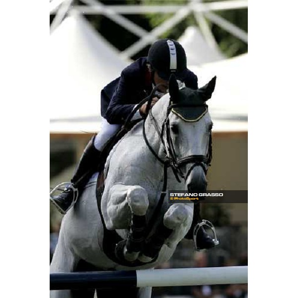 Jean Marc Nicolas on JPC Modesto Equifoam jumps on the 2nd heat of Coppa delle Nazioni Samsung Superleague Fei-Italia 2006 at Piazza di Siena Roma, 26th may 2006 ph. Stefano Grasso