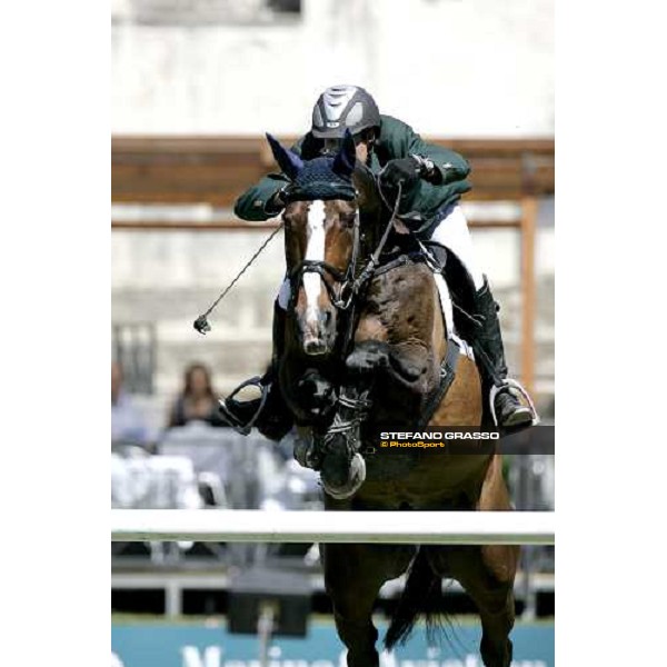 Ryan Crumley on Baltimore jumps during the 1st heat of Coppa delle Nazioni Samsung Super League Fei-Italia 2006 Rome, 27th may 2006 ph. Stefano Grasso
