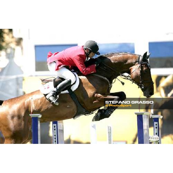 Willi Melliger on Lea C jumps during the 1st heat of Coppa delle Nazioni Samsung Super League Fei-Italia 2006 Rome, 27th may 2006 ph. Stefano Grasso