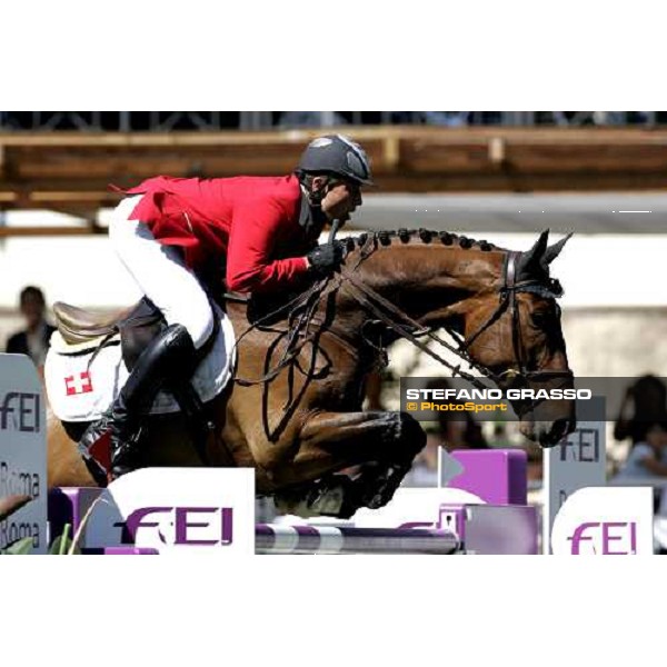 Daniel Etter on Peu a Peu jumps during the 1st heat of Coppa delle Nazioni Samsung Super League Fei-Italia 2006 Rome, 27th may 2006 ph. Stefano Grasso
