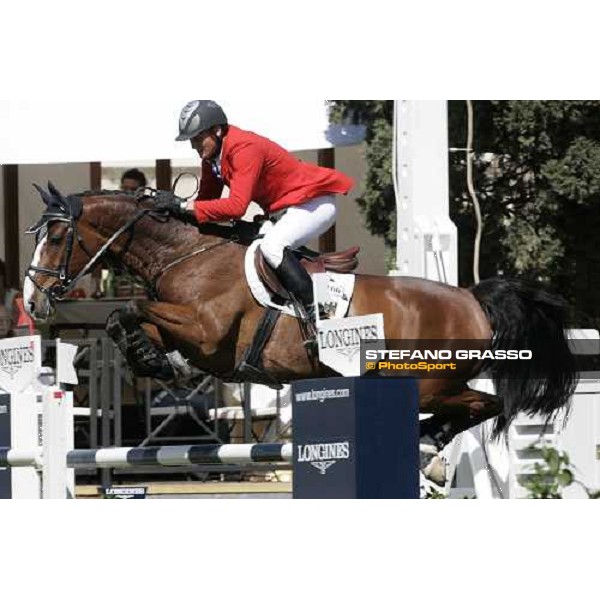 Ulrich Kirchhoff on Carino jumps during the 1st heat of Coppa delle Nazioni Samsung Super League Fei-Italia 2006 Rome, 27th may 2006 ph. Stefano Grasso