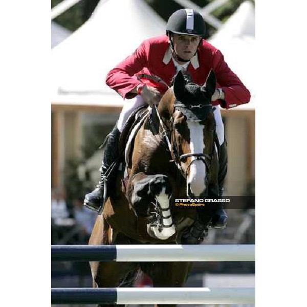 Werner Muff on Plot Blue jumps during the 1st heat of Coppa delle Nazioni Samsung Super League Fei-Italia 2006 Rome, 27th may 2006 ph. Stefano Grasso