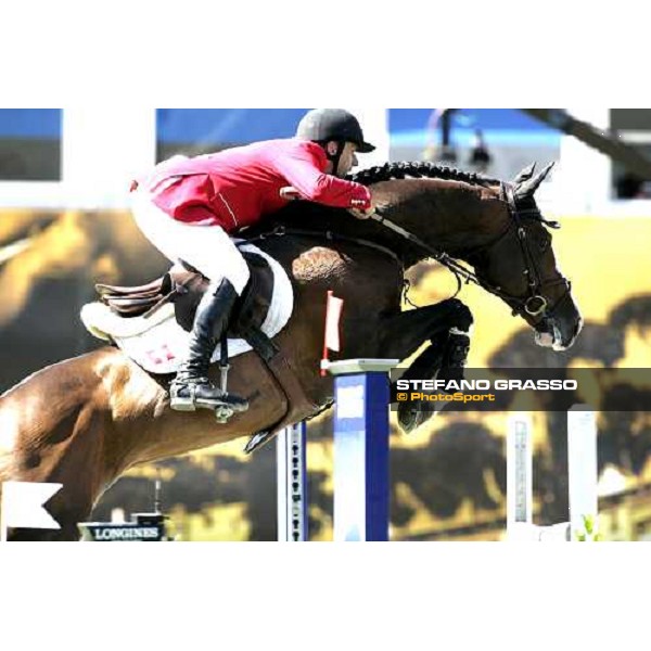 Werner Muff on Plot Blue jumps during the 1st heat of Coppa delle Nazioni Samsung Super League Fei-Italia 2006 Rome, 27th may 2006 ph. Stefano Grasso