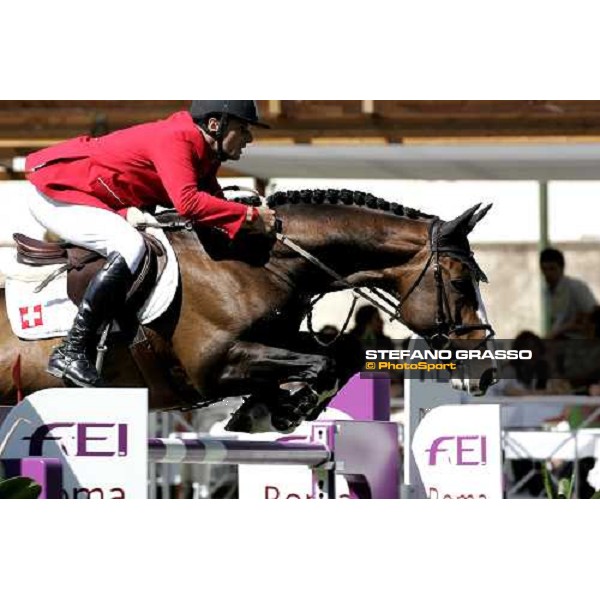 Werner Muff on Plot Blue jumps during the 1st heat of Coppa delle Nazioni Samsung Super League Fei-Italia 2006 Rome, 27th may 2006 ph. Stefano Grasso