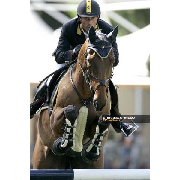 Juan Carlos Garcia on Loro Piana Albin III jumps during the 1st heat of Coppa delle Nazioni Samsung Super League Fei-Italia 2006 Rome, 27th may 2006 ph. Stefano Grasso