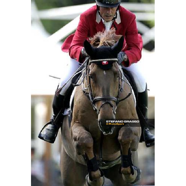 Hansueli Sprunger on Ilton Daye jumps during the 1st heat of Coppa delle Nazioni Samsung Super League Fei-Italia 2006 Rome, 27th may 2006 ph. Stefano Grasso