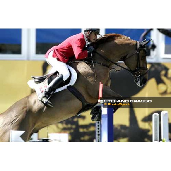 Hansueli Sprunger on Ilton Daye jumps during the 1st heat of Coppa delle Nazioni Samsung Super League Fei-Italia 2006 Rome, 27th may 2006 ph. Stefano Grasso