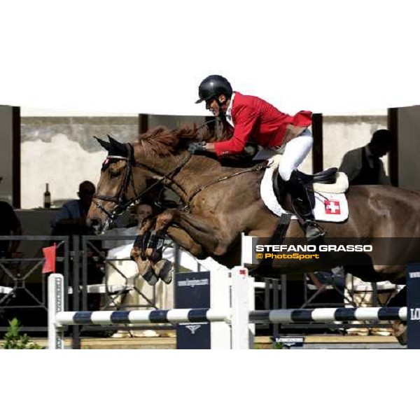 Hansueli Sprunger on Ilton Daye jumps during the 1st heat of Coppa delle Nazioni Samsung Super League Fei-Italia 2006 Rome, 27th may 2006 ph. Stefano Grasso