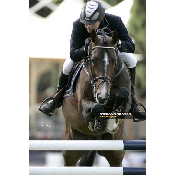 Svante Johansson on Nostradamus jumps during the 1st heat of Coppa delle Nazioni Samsung Super League Fei-Italia 2006 Rome, 27th may 2006 ph. Stefano Grasso