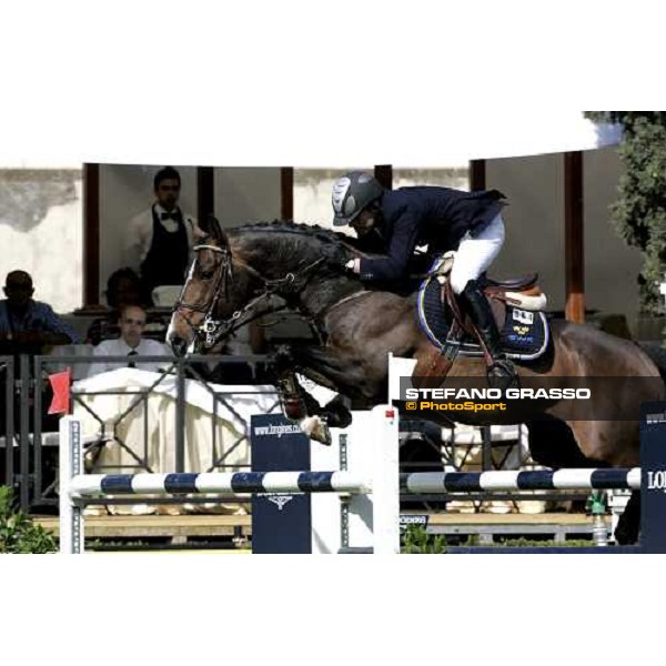 Svante Johansson on Nostradamus jumps during the 1st heat of Coppa delle Nazioni Samsung Super League Fei-Italia 2006 Rome, 27th may 2006 ph. Stefano Grasso