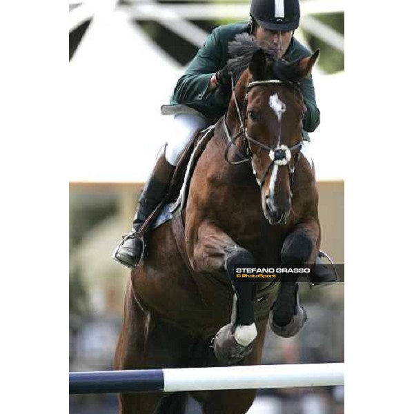 Peter Charles on Panthera jumps during the 1st heat of Coppa delle Nazioni Samsung Super League Fei-Italia 2006 Rome, 27th may 2006 ph. Stefano Grasso