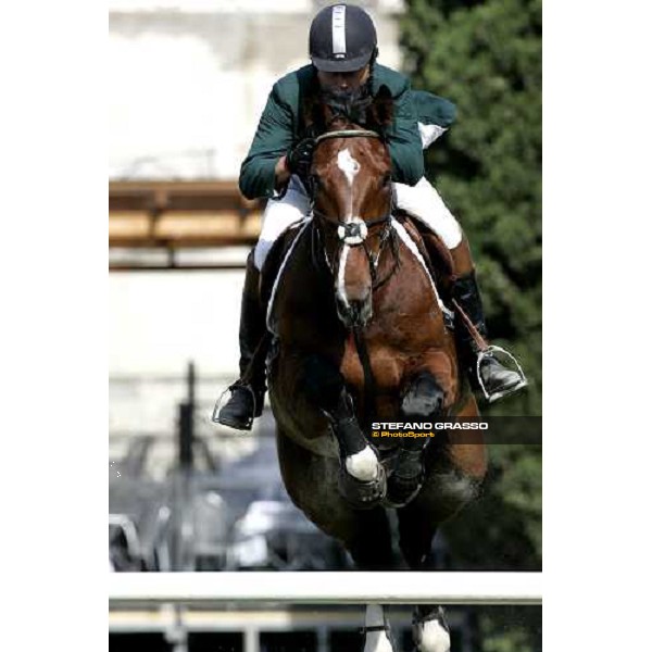 Peter Charles on Panthera jumps during the 1st heat of Coppa delle Nazioni Samsung Super League Fei-Italia 2006 Rome, 27th may 2006 ph. Stefano Grasso