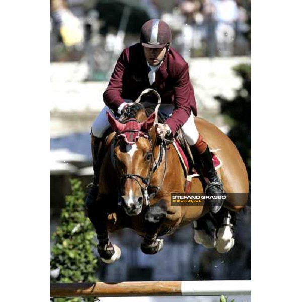 Nick Skelton on Arko III winner of the Premio Roma at Piazza di Siena 2006 Rome, 28th may 2006 ph. Stefano Grasso