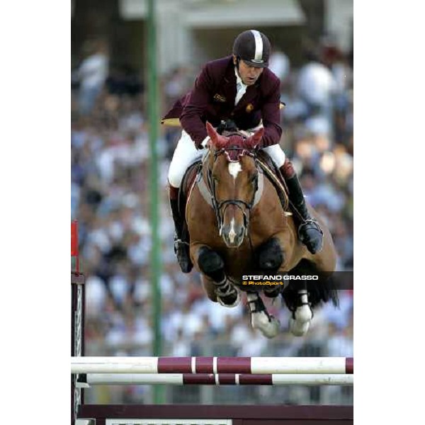 Nick Skelton on Arko III winner of the Premio Roma at Piazza di Siena 2006 Rome, 28th may 2006 ph. Stefano Grasso