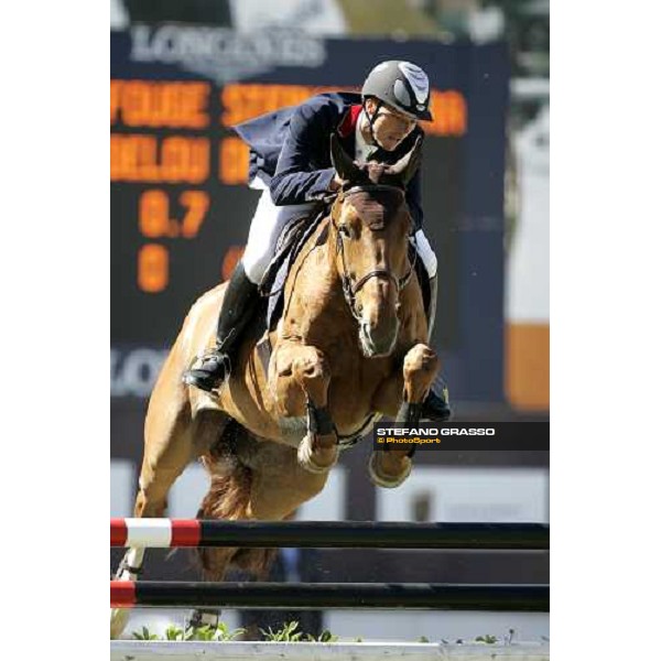 Stephan Lafouge on Gabelou des Ores 8th placed of the Premio Roma at Piazza di Siena 2006 Rome, 28th may 2006 ph. Stefano Grasso