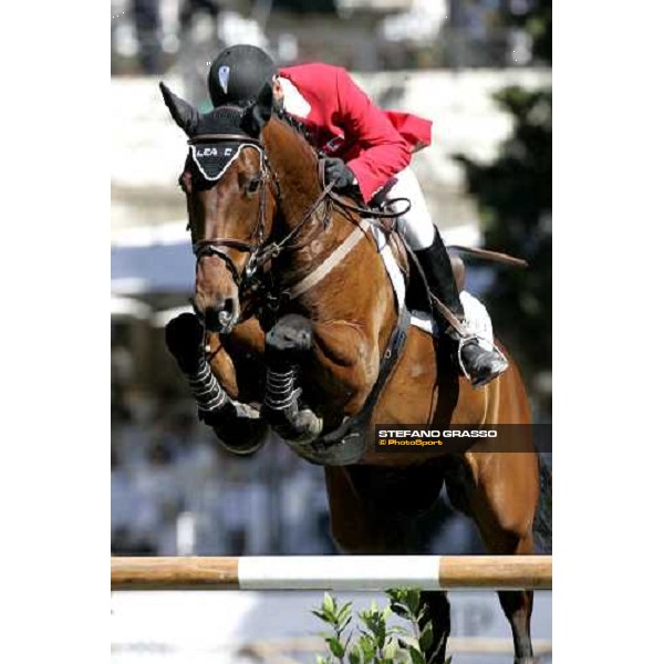 Willi Melliger on Lea C 12 placed of the Premio Roma at Piazza di Siena 2006 Rome, 28th may 2006 ph. Stefano Grasso