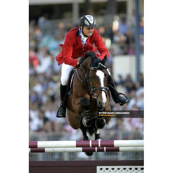 Ulrich Kirchhoff on Carino 3rd placed of the Premio Roma at Piazza di Siena 2006 Rome, 28th may 2006 ph. Stefano Grasso