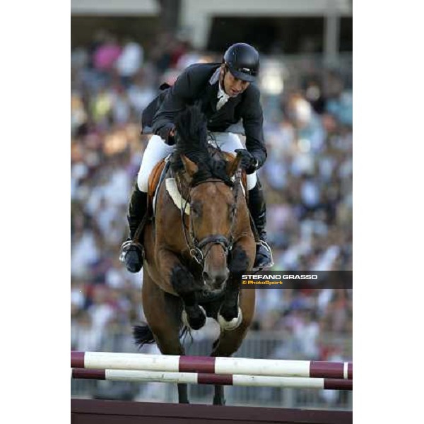 Franke Sloothaak on Legurio, 4th placed of the Premio Roma at Piazza di Siena 2006 Rome, 28th may 2006 ph. Stefano Grasso