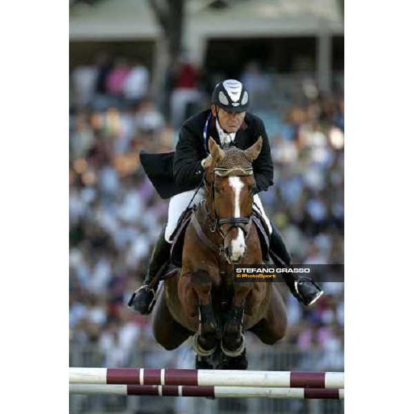 Heinrich-Hermann Engemann on Aboyeur W 5th placed of the Premio Roma at Piazza di Siena 2006 Rome, 28th may 2006 ph. Stefano Grasso