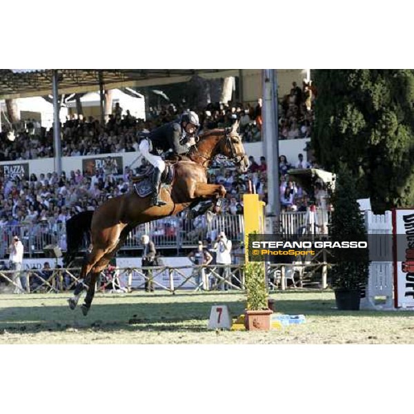 Heinrich-Hermann Engemann on Aboyeur W 5th placed of the Premio Roma at Piazza di Siena 2006 Rome, 28th may 2006 ph. Stefano Grasso