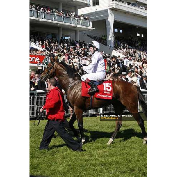 Martin Dwyer on Sir Percy winner of the Vodafone Derby 2006 Epsom, 3th june 2006 ph. Stefano Grasso