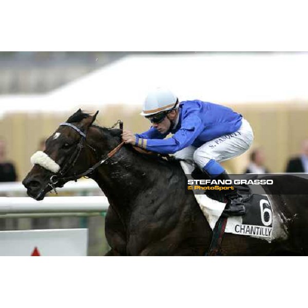 Stephan Pasquier on Policy Maker wins the Prix de Chantilly Mitsubishi Motors Paris Chantilly, 4th june 2006 ph. Stefano Grasso