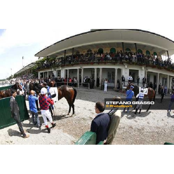 winner enclosure of San Siro racetrack Milan, 18th june 2006 ph. Stefano Grasso