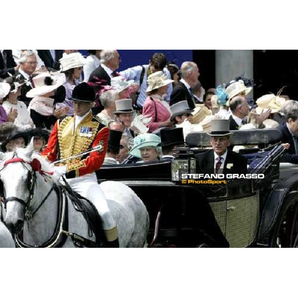 The Queen arrives at Ascot Royal Ascot, 2nd day, 21st june 2006 ph. Stefano Grasso
