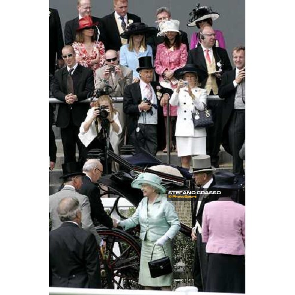 The Queen arrives at Ascot Royal Ascot, 2nd day, 21st june 2006 ph. Stefano Grasso