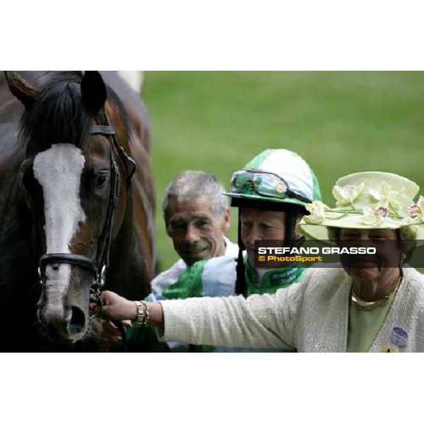 Jeremy, Mick Kinane and Mrs. Elisabeth Moran winners of The Jersey Stakes Royal Ascot, 2nd day, 21st june 2006 ph. Stefano Grasso