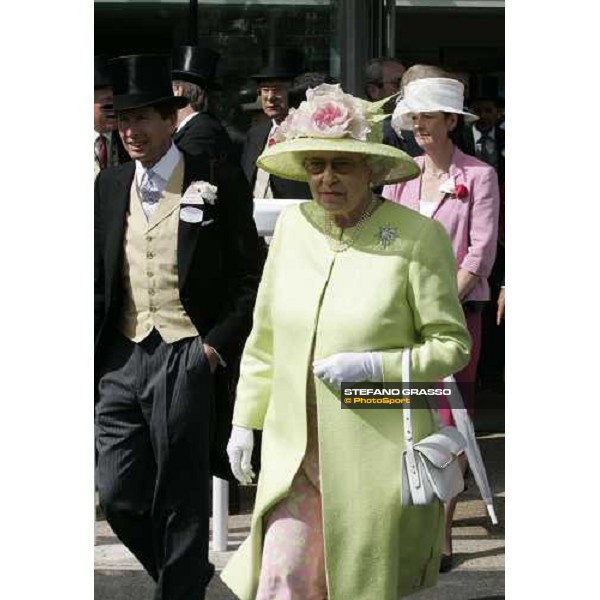 The Queen at Ladies day Royal Ascot, 3rd day, 22th june 2006 ph. Stefano Grasso