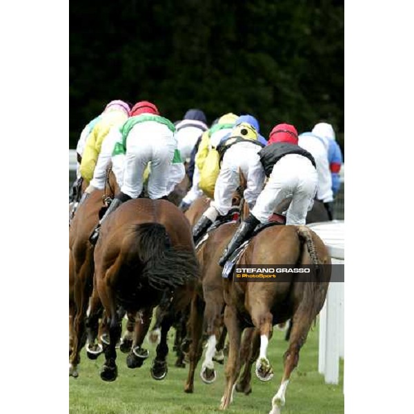 the horses after the first bend of the Gold Cup Royal Ascot, 3rd day, 22th june 2006 ph. Stefano Grasso