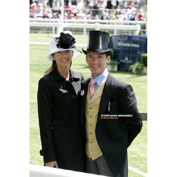 Frankie Dettori with his wife at Ladies Day Royal Ascot, 3rd day, 22th june 2006 ph. Stefano Grasso