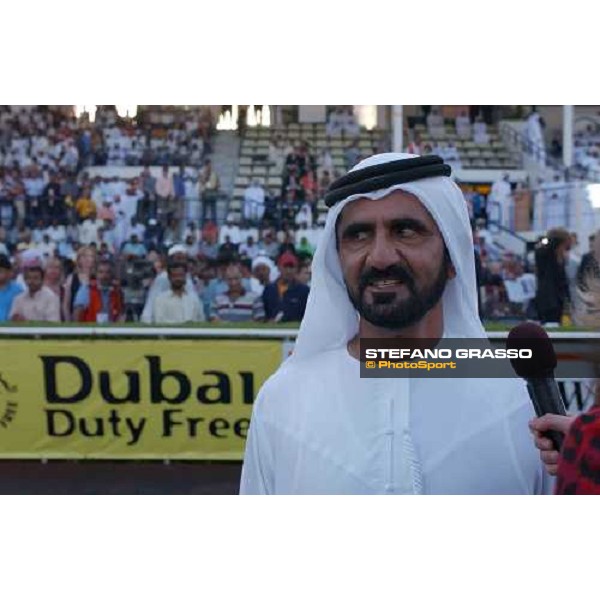 Sheihk Bin Rashid Al Maktoum Dubai World Cup 2004 Nad Al Sheba, 28th march 2004 ph. Stefano Grasso