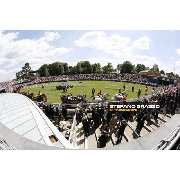 The Royal procession arrives in the parade ring of Royal Ascot Royal Ascot, 3rd day, 22nd june 2006 ph. Stefano Grasso