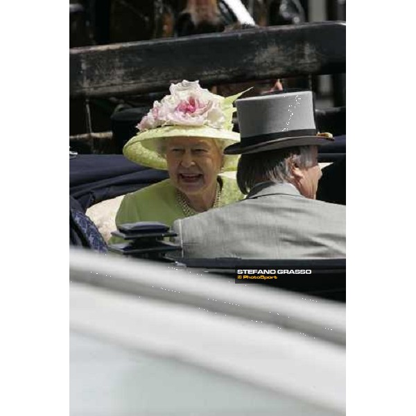The Queen and the Aga Khan arrives at Ascot on Ladies day Royal Ascot, 3rd day, 22nd june 2006 ph. Stefano Grasso