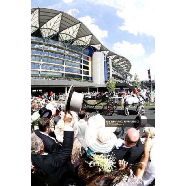 The Queen arrives at Royal Ascot on the fourth day Ascot, 4th day, 23rd june 2006 ph. Stefano Grasso