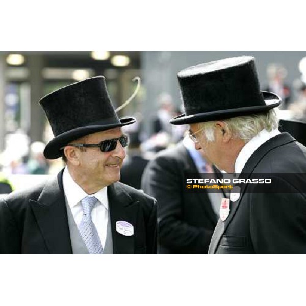 Michael Tabor and John Magnier Royal Ascot, 4th day 23rd june 2006 ph. Stefano Grasso