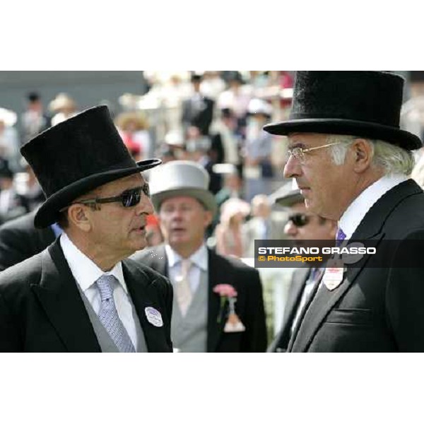 Michael Tabor and John Magnier Royal Ascot, 4th day 23rd june 2006 ph. Stefano Grasso