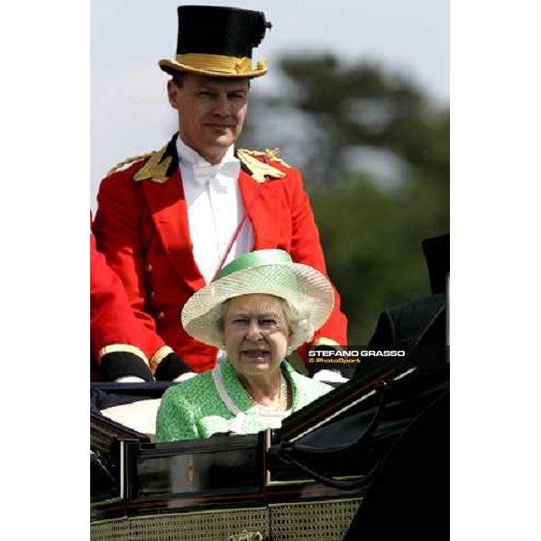 The Queen arrives at Ascot Royal Ascot, 5th day 24 june 2006 ph. Stefano Grasso