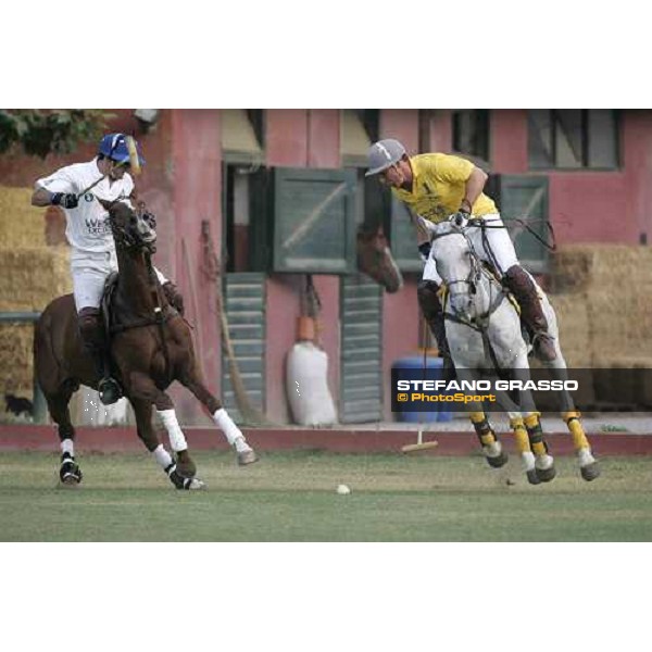 Marco Elser and Pablo Jaurece - The Westin Excelsior Polo Team vs. Green House Group Polo Team Roma, 25th june 2006 ph. Stefano Grasso