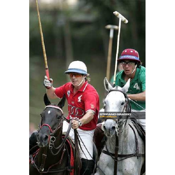 Audi Polo Team vs. Deutsche Bank PWM Polo Team - Juan Jos Bran vs. Federico Von Wernick Audi Gold Cup Cittˆ di Roma Rome, 28th june 2006 ph. Stefano Grasso