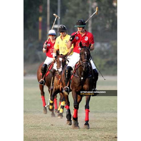 Audi Gold Cup Cittˆ di Roma - Audi Polo Team vs. Green House Polo Team - Manuel Carranza, Pedro Fernandez Jorente and Juan Jos Bran Rome, 30th june 2006 ph. Stefano Grasso