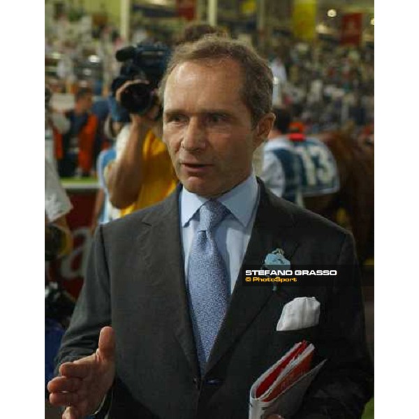 trainer André Fabre Dubai World Cup 2004 Nad Al Sheba, 28th march 2004 ph. Stefano Grasso