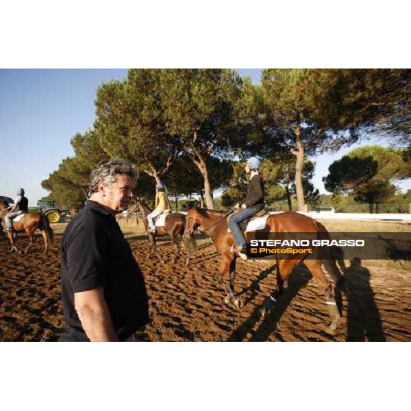 Valfredo Valiani during morning works at Pisa San Rossore Pisa, 19th july 2006 ph. Stefano Grasso