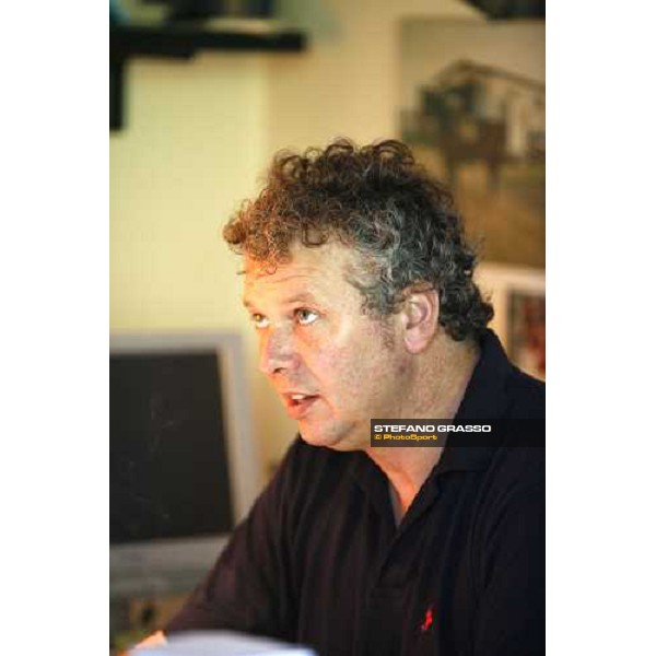 Valfredo Valiani in his office at Pisa San Rossore Pisa, 19th july 2006 ph. Stefano Grasso