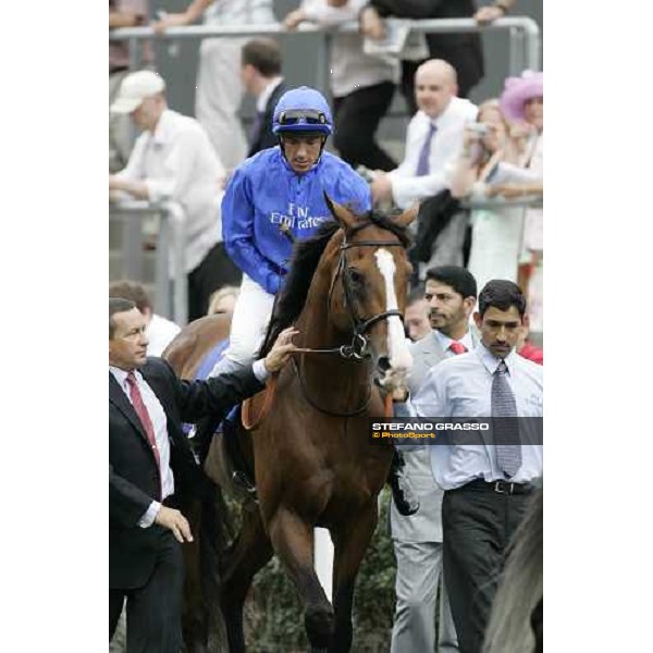 Frankie Dettori on Electrocutionist before the King George Vi and Queen Elisabeth Diamond Stakes Ascot, 29th july 2006 ph. Stefano Grasso