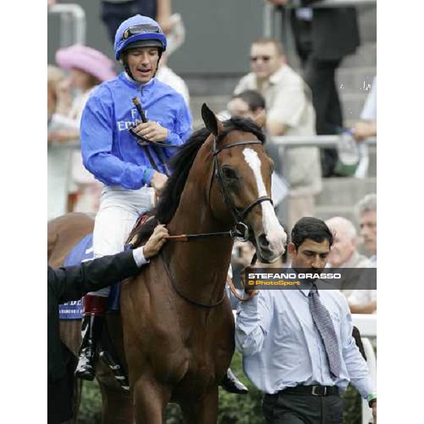 Frankie Dettori on Electrocutionist before the King George Vi and Queen Elisabeth Diamond Stakes Ascot, 29th july 2006 ph. Stefano Grasso