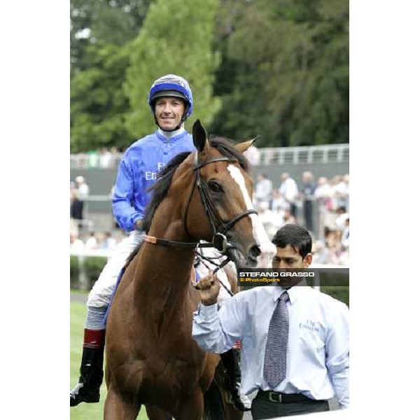 Frankie Dettori on Electrocutionist before the King George Vi and Queen Elisabeth Diamond Stakes Ascot, 29th july 2006 ph. Stefano Grasso